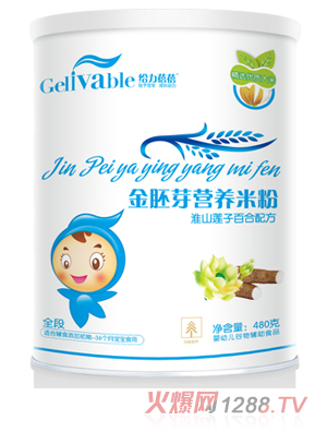 給力蓓蓓淮山蓮子百合配方金胚芽營養(yǎng)米粉
