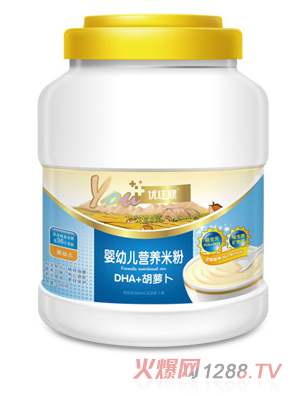 優(yōu)佳健DHA+胡蘿卜嬰幼兒營(yíng)養(yǎng)米粉