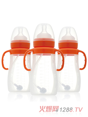 積高全硅膠奶瓶300ml