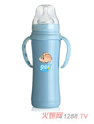 貝嬰奇220ML寬口不銹鋼內膽保溫奶瓶