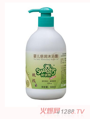樹(shù)袋熊橄欖嬰兒倍潤(rùn)沐浴露500ml