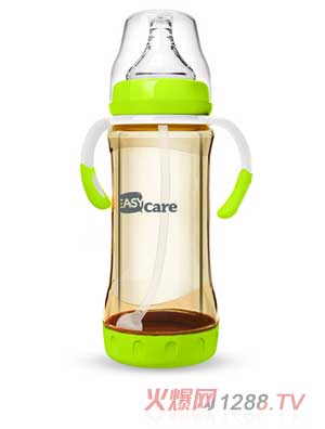 伊斯卡爾220mlPPSU安全玻璃自動(dòng)奶瓶（綠）