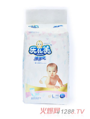 樂兒美薄薄爽嬰兒紙尿片L碼40片