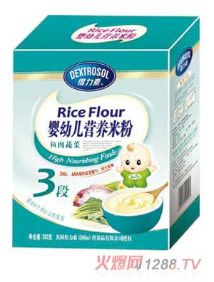 得力素魚肉蔬菜yingye營養(yǎng)米粉