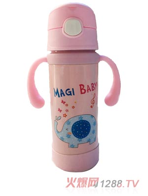 好樂(lè)嬰粉色水杯