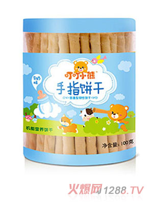 叮叮小熊手指餅干-牛奶味