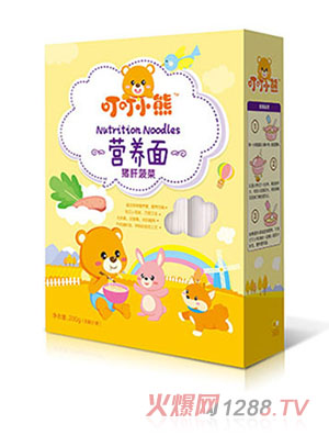 叮叮小熊營(yíng)養(yǎng)面-豬肝菠菜