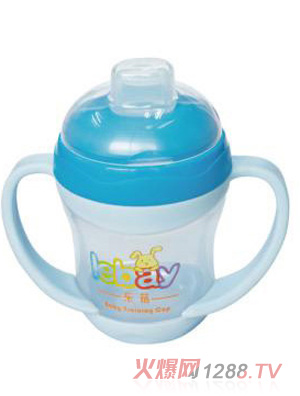 陽光兔嬰兒軟嘴訓(xùn)練杯180ML藍(lán)色