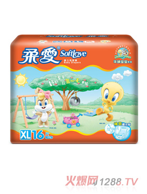 柔愛華納寶寶紙尿褲XL碼16片