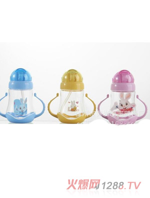 多尼熊新款雙耳手柄嬰幼兒學(xué)飲杯260mL