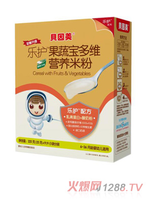貝因美樂護(hù)果蔬寶多維營養(yǎng)米粉