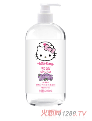 Hello Kitty初酷銀離子免洗手消毒凝膠（植物萃?。?00ml