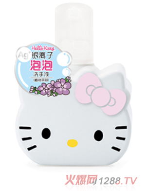 Hello Kitty初酷銀離子泡泡洗手液（植物萃?。?00ml