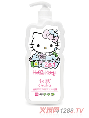 Hello Kitty����ֲ����ȡ��ˬϴ�l(f��)��ԡ¶ 900ml