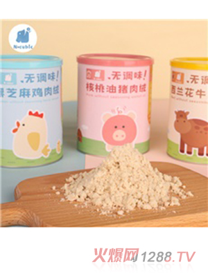 N-cubic恩庫(kù)克 兒童無調(diào)味肉絨80g