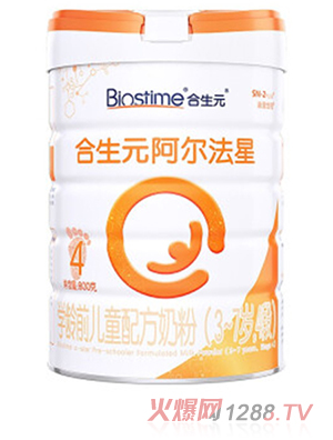 合生元阿爾法星學(xué)齡前兒童配方奶粉（3-7歲，4段）