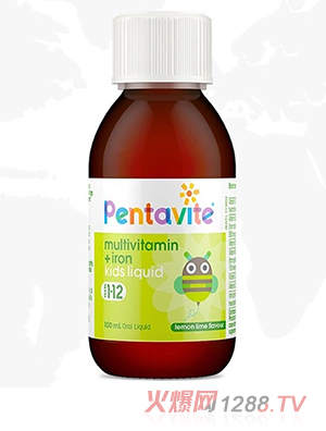 Pentavite自然唯他復合維生素+鐵兒童口服液100ml