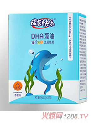 成長快樂DHA藻油捏捏擠擠流質糖果